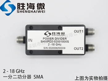 SHWPD2-02001800S 2-18GHz Один в двух SMA RF Микроволновый Коаксиальный Делитель Мощности