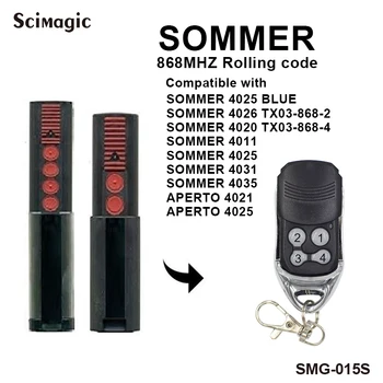 SOMMER 4020 4026 TX03-868-4 пульт дистанционного управления 868 МГц sommer TX03-8-4 пульты дистанционного управления с подвижным кодом