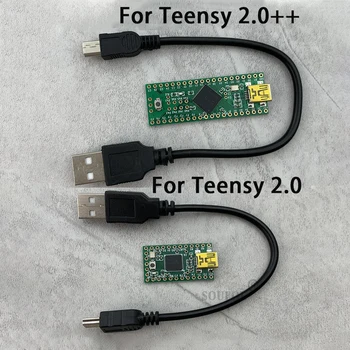 Teensy + 2,0 AT90USB1286 USB Клавиатура Мышь Для Arduino AVR Экспериментальная Плата U Диск Teensy 2,0 ATMEGA32U4 Игровая Консоль Accessori