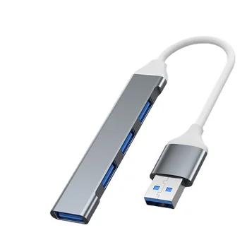 USB-концентратор 3.0 Type C 3.1 4-Портовый Мультиразветвительный адаптер OTG для Xiaomi Lenovo Macbook Pro 13 15 Air Pro PC Компьютер USB A