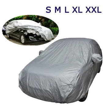 Vislone Универсальный автомобильный чехол с защитой от ультрафиолета, снежный покров, солнцезащитный козырек, водонепроницаемый, пылезащитный, устойчивый к царапинам, костюм для седана SUV