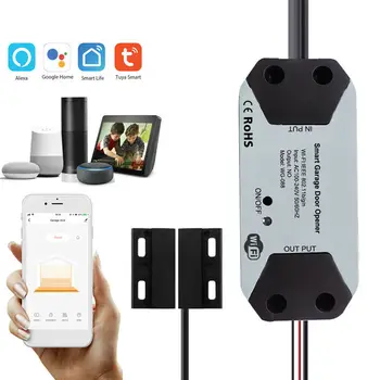 WiFi Переключатель Приложение Smart Opener Пульт дистанционного управления для гаражных ворот Supprot Alexa Echo Google Home eWeLink Control