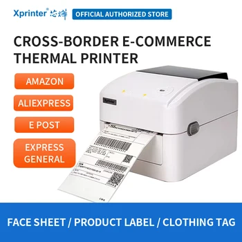 Xprinter XP 420B/460B Amazon Label Printer Bluetooth Экспресс-доставка по электронной почте кожи креветок для трансграничной электронной коммерции термочувствительный клей