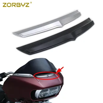 ZORBYZ Черный/Хромированный ABS Передний Обтекатель с вентиляционным отверстием для Harley Road Glide 2015 2016 2017 2018 2019