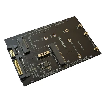 Адаптер mSATA-SATA SSD M2-SATA Адаптер SATA M.2 NGFF mSATA SSD-SATA3.0 2,5 Адаптер M.2 mSATA SSD Riser Board для ноутбука
