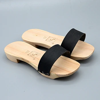 Азиатские Японские Традиционные Деревянные шлепанцы Гэта, Винтажные Павловния, Мужские и женские шлепанцы для косплея, Этническая самурайская обувь