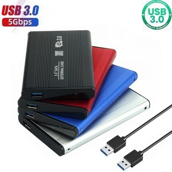 Алюминиевый 2,5-дюймовый корпус внешнего жесткого диска SATA III к USB 3,0 USB3.0 Для мобильного диска Внешний корпус Caddy SSD Case HDD Box