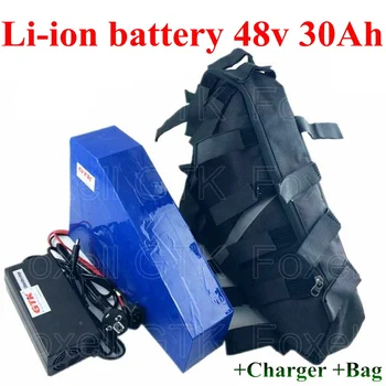 Батареи 30ah батарея 48V литий-ионный новые приходят треугольник аккумулятор литиевая батарея 48V батареи 30ah электрический велосипед батарея