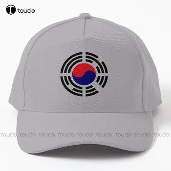 Бейсбольная кепка серии Korean Patriot Flag из хлопка с простым козырьком Vintag, повседневные кепки для скалолазания на открытом воздухе, искусство путешествий