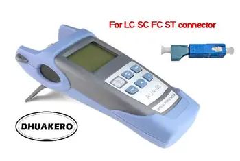 бесплатная доставка AB18B FTTH Волоконно-оптический Измеритель Мощности-70 + 10 дБм для разъемов LC/FC/SC/ST с адаптером LC/SC