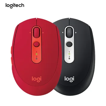 Беспроводная мышь Logitech M585 с многозадачным потоком, изогнутый дизайн, Bluetooth-мышь, компьютерная мышь для Windows Mac, новинка