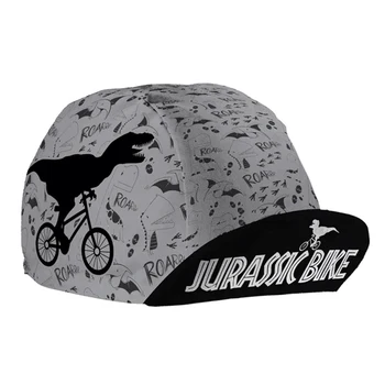 Велосипедные кепки JURASSK, серая велосипедная кепка с динозавром, один размер подходит большинству