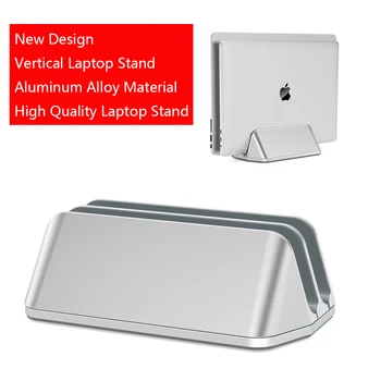 Вертикальная Регулируемая подставка для ноутбука, алюминиевая портативная подставка для ноутбука 10-17,3 дюймов, базовый держатель для MacBook Pro Air 2020, Аксессуар