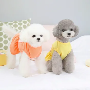 Весенне-летняя юбка для собак, установленная одежда для домашних животных, кольцо для Тедди-шнауцера, маленькая собачка, женская юбка, одежда для собак, костюм для восстановления собак