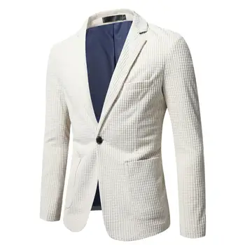 Внешняя торговля 2023 Весна и осень Новый мужской костюм для отдыха Slim Fit Британский вельветовый костюм для отдыха Пальто Маленький костюм для мужчин