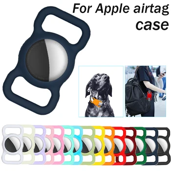 Водонепроницаемый светящийся защитный силиконовый чехол с защитой от потери для Apple Airtag, собаки, кошки, GPS-навигатора для отслеживания местоположения воздушной метки, чехол для трекера