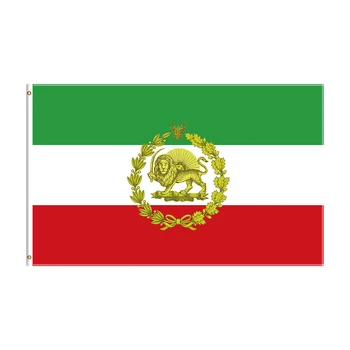 Военный флаг Ирана и Персии после конституционной революции размером 3x5 футов для декора