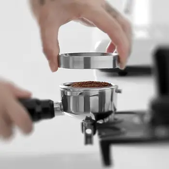 Воронка для дозирования кофе 51/53/58 мм, Магнитная, устойчивая к коррозии Чаша для заваривания кофе из нержавеющей стали, Воронка для кофейного порошка, кухонная воронка