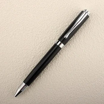Высококачественная Золотая Шариковая ручка 0,7 мм Металлическая Серебряная Канцелярские Принадлежности Офисные Школьные принадлежности Подарок Новый