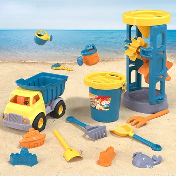 Детская пляжная игрушка, летнее пляжное ведерко, интерактивная пляжная игрушка-лопатка на открытом воздухе