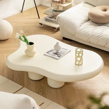 Дизайн журнального столика Nordic Cloud Нерегулярный Креативный Прикроватные тумбочки для гостиной серии Cream Style Мебель для спальни Comodino MZYYH