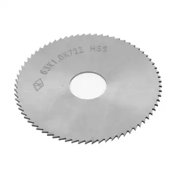 Дисковая пила из быстрорежущей стали с 72 зубьями, дисковая пила, режущий диск, аксессуар 63 x 1 x 16 мм