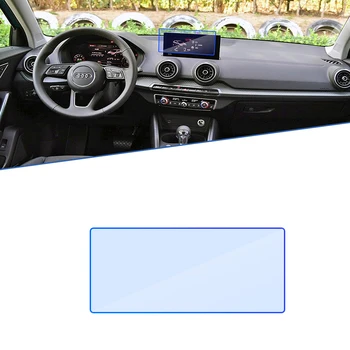 Для AUDI Q2 2017 2018 2019 2020 2021 2022 Автомобильная навигационная ультратонкая пленка, идеально подходящая для экрана, аксессуары из закаленного стекла