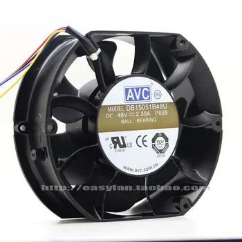 Для AVC DB15051B48U 150 мм круглый 48 В двойной шарикоподшипник телекоммуникационный вентилятор 150x51mm охлаждающий вентилятор cooler