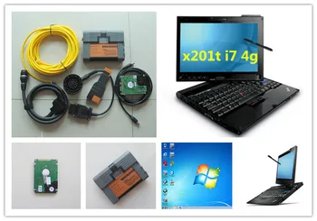 Для Bmw Программный Диагностический инструмент Icom a2 B C с программным обеспечением для ноутбука 1000gb Hdd x201t (i7 4g) Все кабели В полном комплекте ГОТОВЫ К ИСПОЛЬЗОВАНИЮ