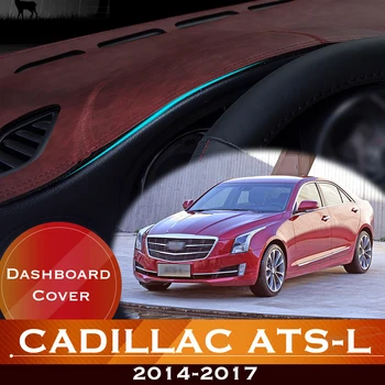 Для Cadillac ATS-L 2014-2017 Приборная Панель Автомобиля Избегайте Освещения Накладкой Приборной Платформы Крышка Стола Противоскользящий Коврик Аксессуары