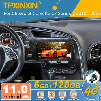Для Chevrolet Corvette C7 Stingray 2013-2017 Android Автомобильный Радиоприемник 2Din Стерео Приемник Авторадио Мультимедийный плеер GPS Navi Блок