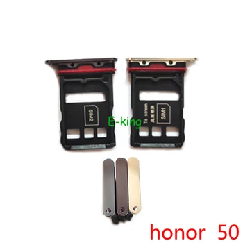 Для Huawei Honor 50/50 SE Слот для sim-карты, держатель лотка, гнездо для чтения sim-карт, разъем для чтения Sim-карт