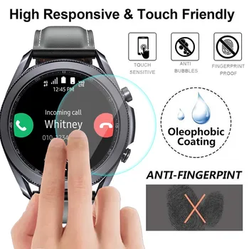 Для Samsung Galaxy watch 3 45-миллиметровая защитная пленка для экрана без пузырьков, защита от царапин, высококачественные аксессуары для спортивной защиты
