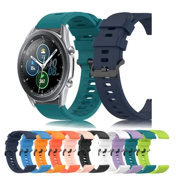 Для Samsung Galaxy Watch 3 45 мм 41 мм Ремешок Быстроразъемный 20 мм 22 мм Силиконовый Ремешок Для Galaxy Active 2/Gear S3 S2 Спортивный Браслет