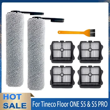 Для Беспроводного Влажного Сухого Пылесоса Tineco Floor ONE S5/LCD/LED Комплект Сменных Щеточных Роликов И Вакуумных HEPA-Фильтров Accessori