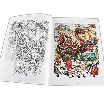 Для начинающих Китайский традиционный шаблон дизайна книги о татуировках Обезьяна Самурай Древний Общий Трафарет Для рисования Лучшие Аксессуары для татуировки
