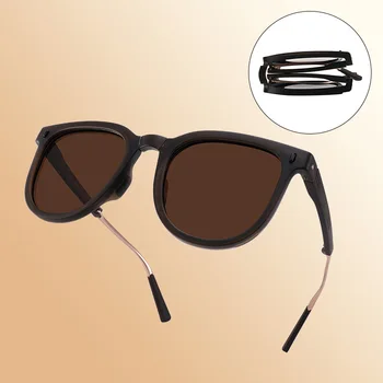 Женские Мужские складные солнцезащитные очки, легкие солнцезащитные очки для спорта на открытом воздухе, для защиты от ультрафиолета, для вождения на пляже