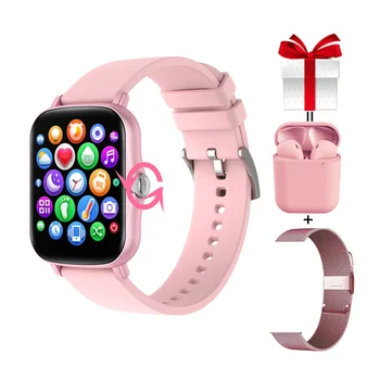 Женские Смарт-Часы Y20 2021 С Полным Сенсорным Экраном И Вращением Ручки Фитнес-Трекер GTS 2 Smartwatch Для Xiaomi iPhone PK P8 Plus