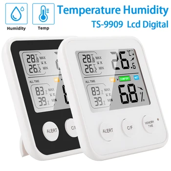 ЖК-электронный Цифровой гигрометр, измеритель температуры и влажности, индикация тенденции изменения, Многофункциональный Внутренний наружный термометр