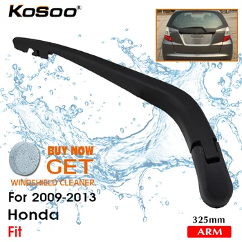 Заднее лезвие KOSOO Auto для Honda FIT, 325 мм 2009-2013, рычаг щеток стеклоочистителя заднего стекла, аксессуары для стайлинга автомобилей