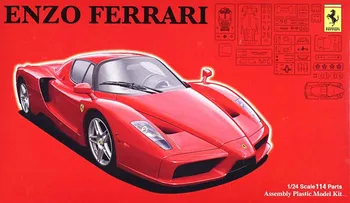 Игрушечная статическая модель автомобиля Fujimi 12334 в собранном виде в масштабе 1/24 для комплекта моделей автомобилей Enzo Ferrari DX