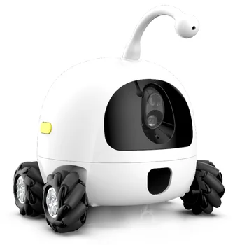 Игрушки для домашних животных Веб-камера Full HD 1080P Smart Pet Robott Robot Игрушки для домашних животных Робот с камерой для собак Игрушка для кошек Умный робот-компаньон
