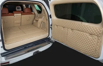 Изготовленный на заказ полный комплект ковриков для багажника автомобиля + коврик для задней двери Lexus GX 460 7 мест 2023 ковры для багажника чехол для грузового лайнера GX460 2022-2010