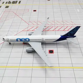 Имитация прототипа A330 NEO длиной около 20 см, модель пассажирского самолета из сплава с колесами шасси, эксклюзивный подарок для коллекций