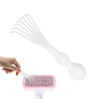 Инструмент для чистки щеток для волос, Расческа для чистки щеток для волос, грабли для удаления волос, пыль для домашнего и салонного использования, Гребень с 90 угловыми зубьями