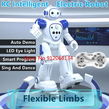 Интеллектуальное программирование для детей, Дистанционное управление роботом, обучение науке со светодиодной подсветкой, Индукционный круиз жестов, Радиоуправляемая модель робота