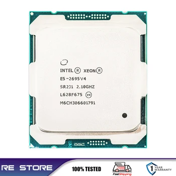Используемый процессор Intel Xeon E5 2695 V4 E5 2695V4 2,1 ГГц 18 Ядер 45M 120W 14nm Серверный процессор LGA 2011-3