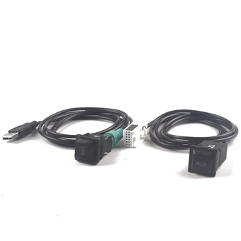 Кабельный жгут переключателя USB AUX RCD510 RCD300 + для VW Для Golf MK6 Для Jetta MK5 для Sagitar Для Polo