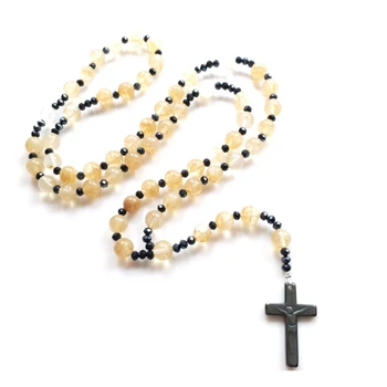 Католические бусы, ожерелье с четками, цепочка, ожерелье для женщин, мужчин, христианский подарок A0KE