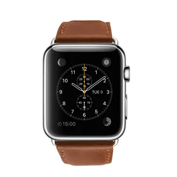 Кожаный ремешок для Apple watch band 44 мм 40 мм iWatch band 42 мм 38 мм Ремень-браслет из натуральной кожи Apple watch series 5 4 3 2 SE 6